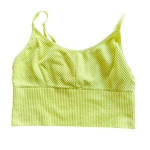 Victoria's Secret PINK Active Women's M Lime B80 Green Sports Bra